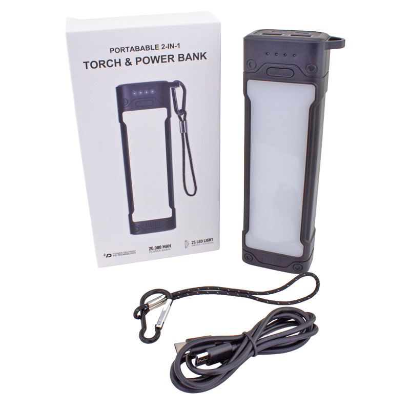 20,000 mAh Power Bank with Flash Light 2