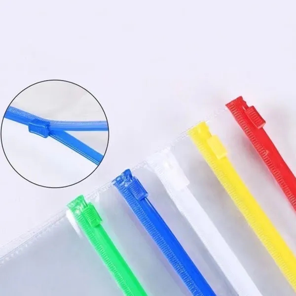 Clear PVC Zipper Bag with Card Holder 7