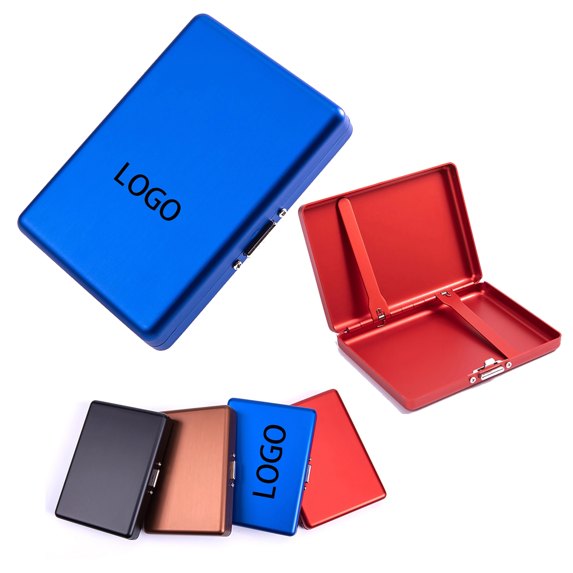 Aluminum Cigarette Case Storage Container 2