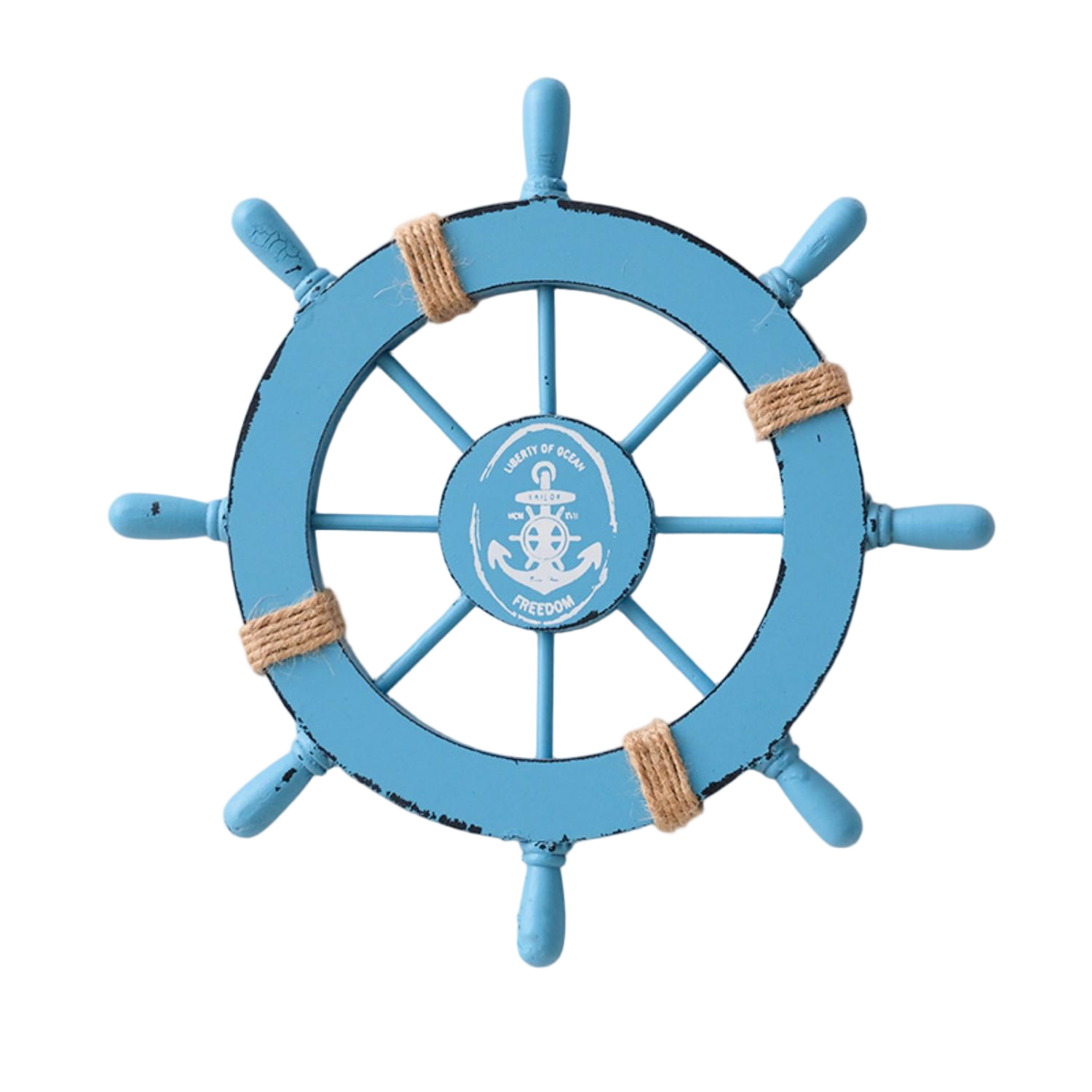 Wooden Nautical Ship Wheel Wall Decoration 12