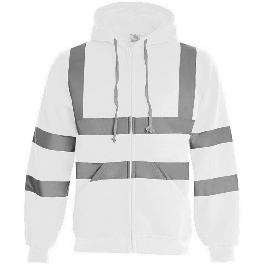 VISIPRO Reflective Safety Full-Zip Hoodie with Bands & Brace 13