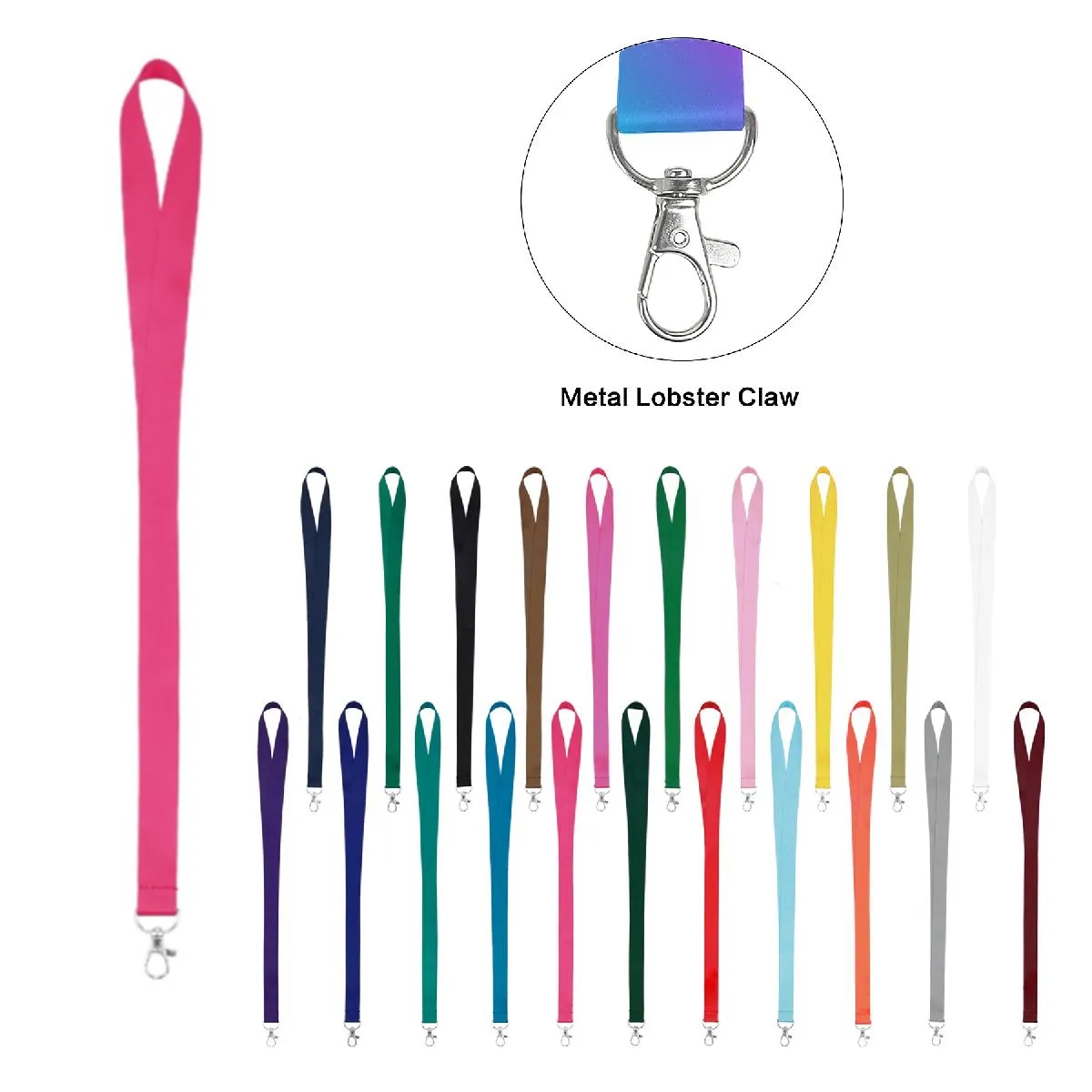 3/4'' FULL COLOR DYE-SUBLIMATED LANYARD W/ LOBSTER CLIP 2