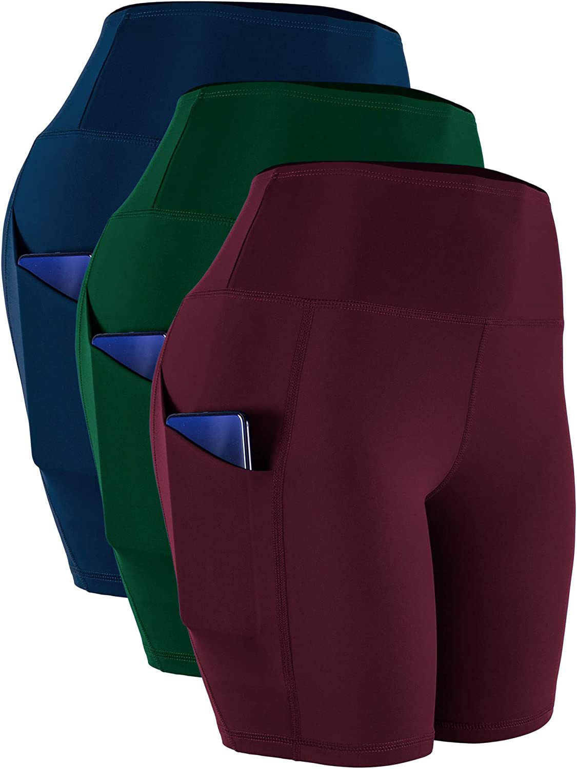 Women's High Waist Spandex Yoga Shorts 15