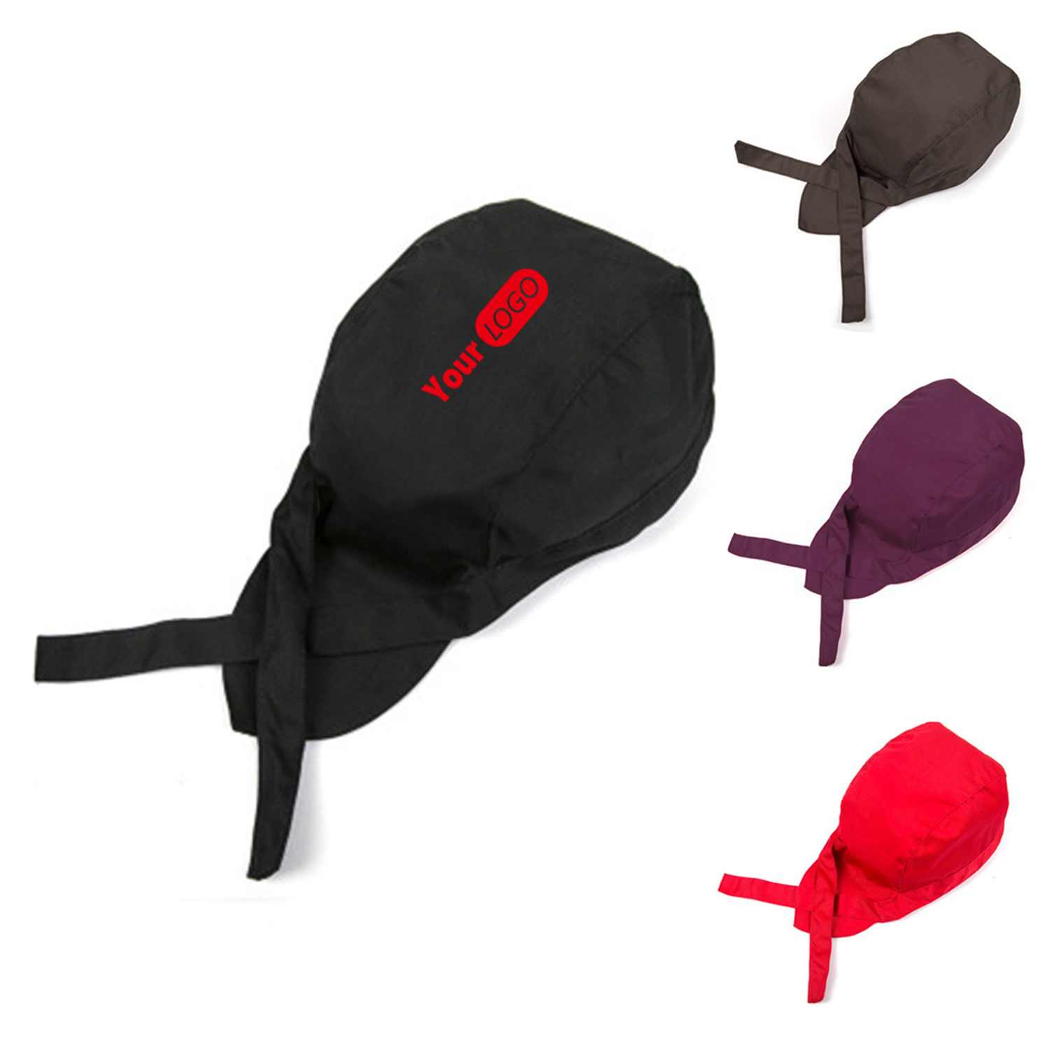 Professional Adjustable Chef Cap with Sweatband 2