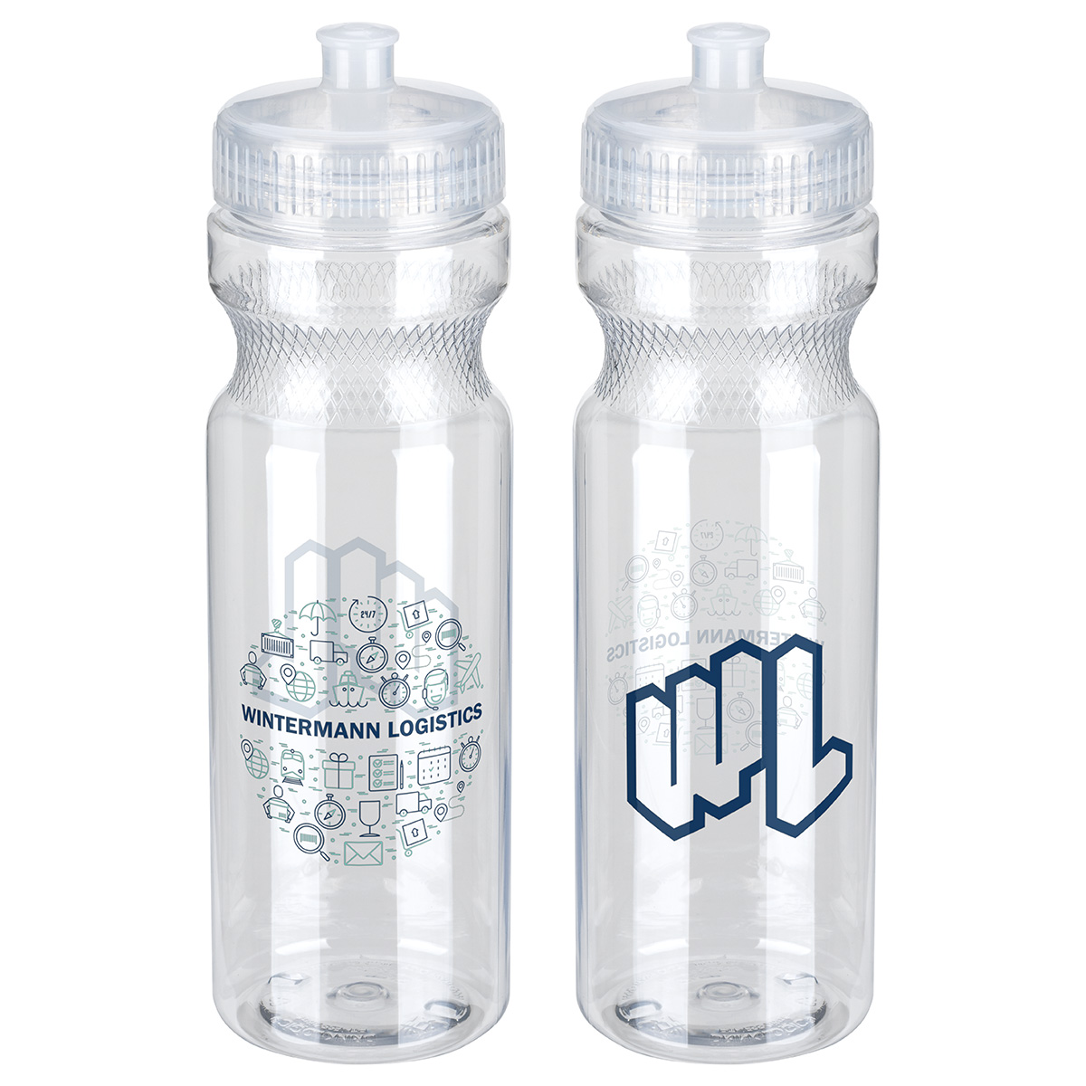 Prologue 28 oz PET Sports Bottle with Push-Pull Lid 17