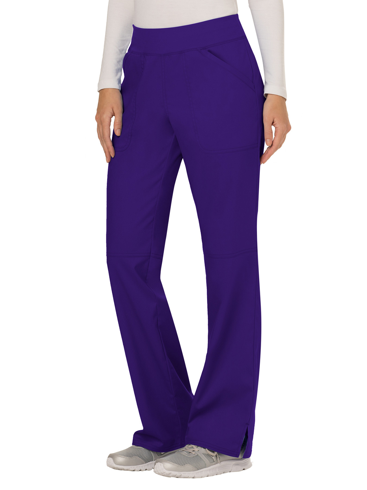 Cherokee - Workwear Revolution - Women's 4-Pocket Mid Rise Straight Leg Pull-on Pant 83