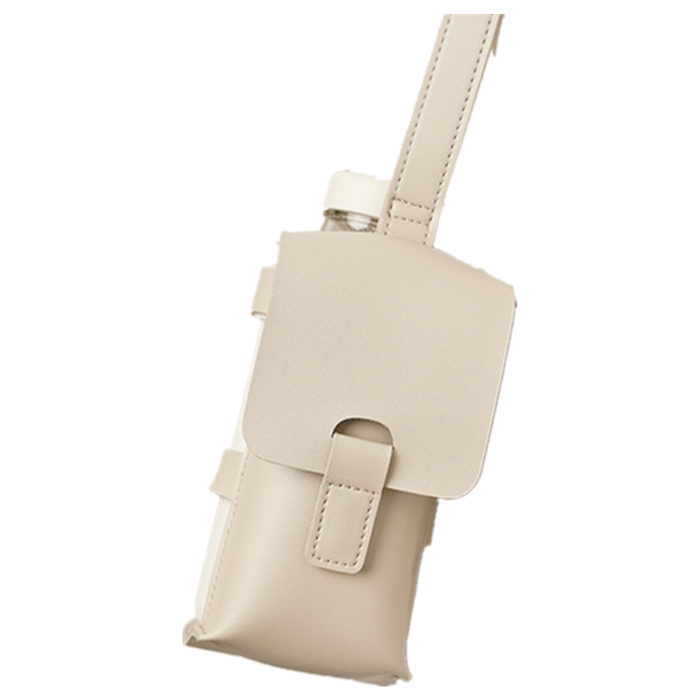 Leather Belt Water Bottle Holder With Shoulder Strap 5