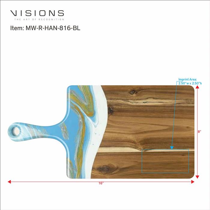 Medium Rectangle Acacia Board With Handle 45