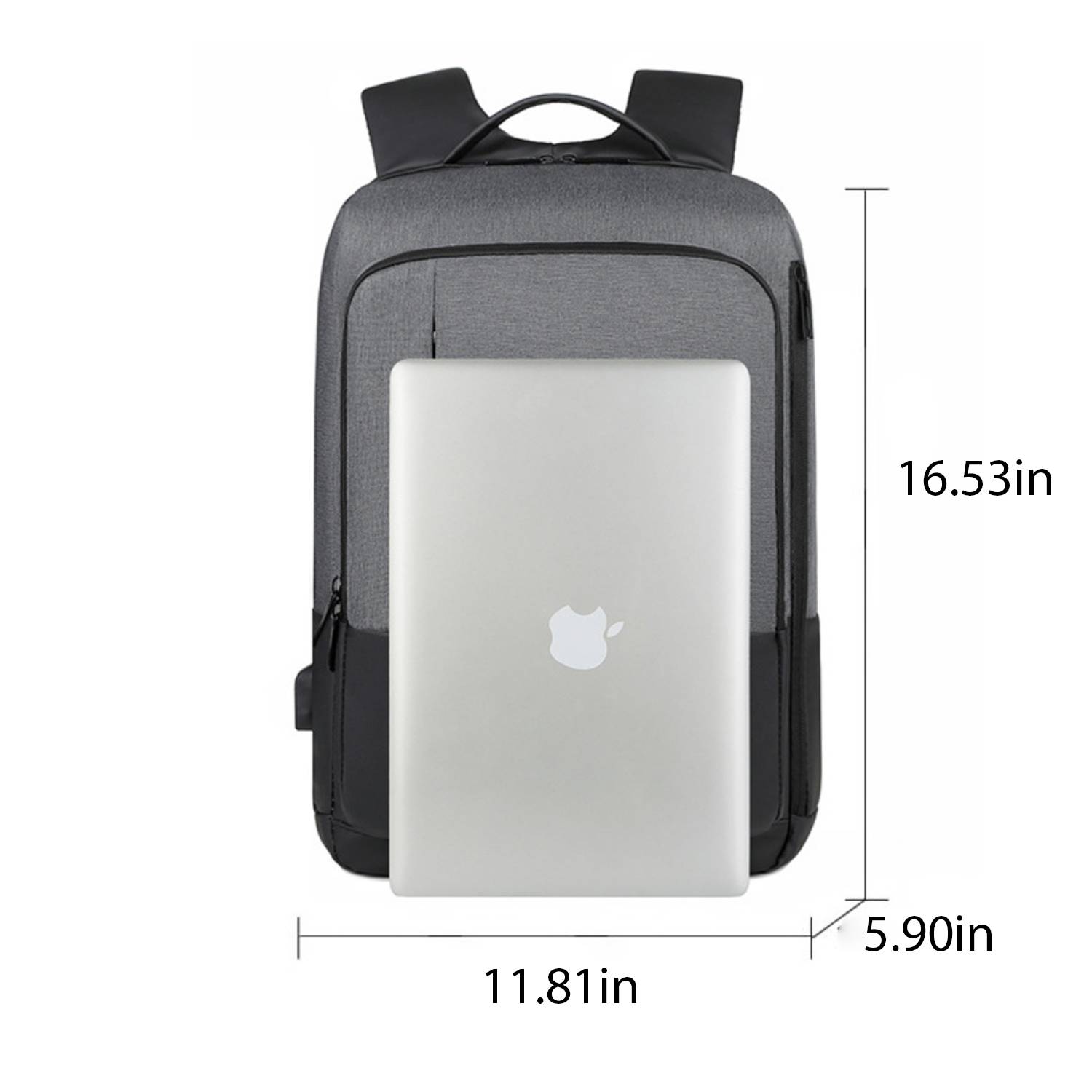 Oxford Business Computer Backpack With Usb Charging Port 5