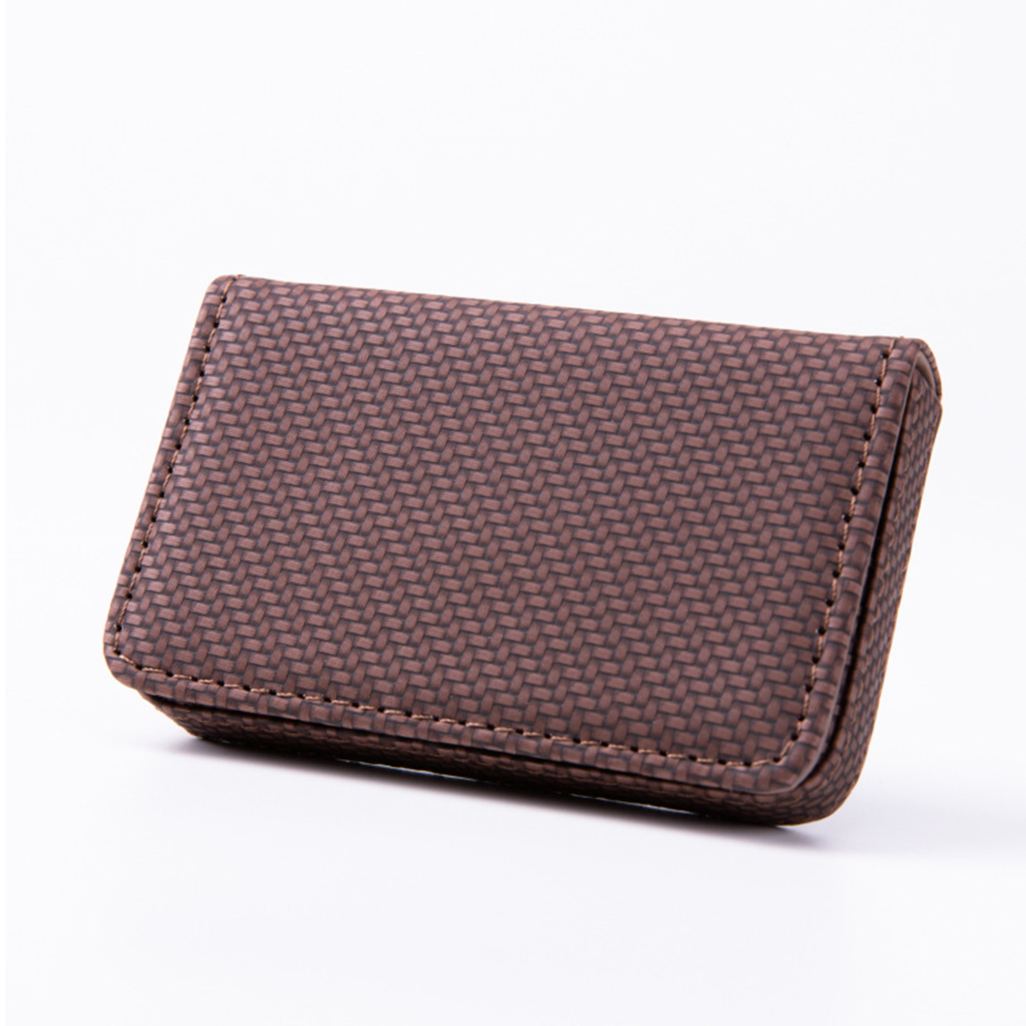 Polyurethane Business Card Wallet With Magnetic Closure 3.94" Length X 2.56" Width 8