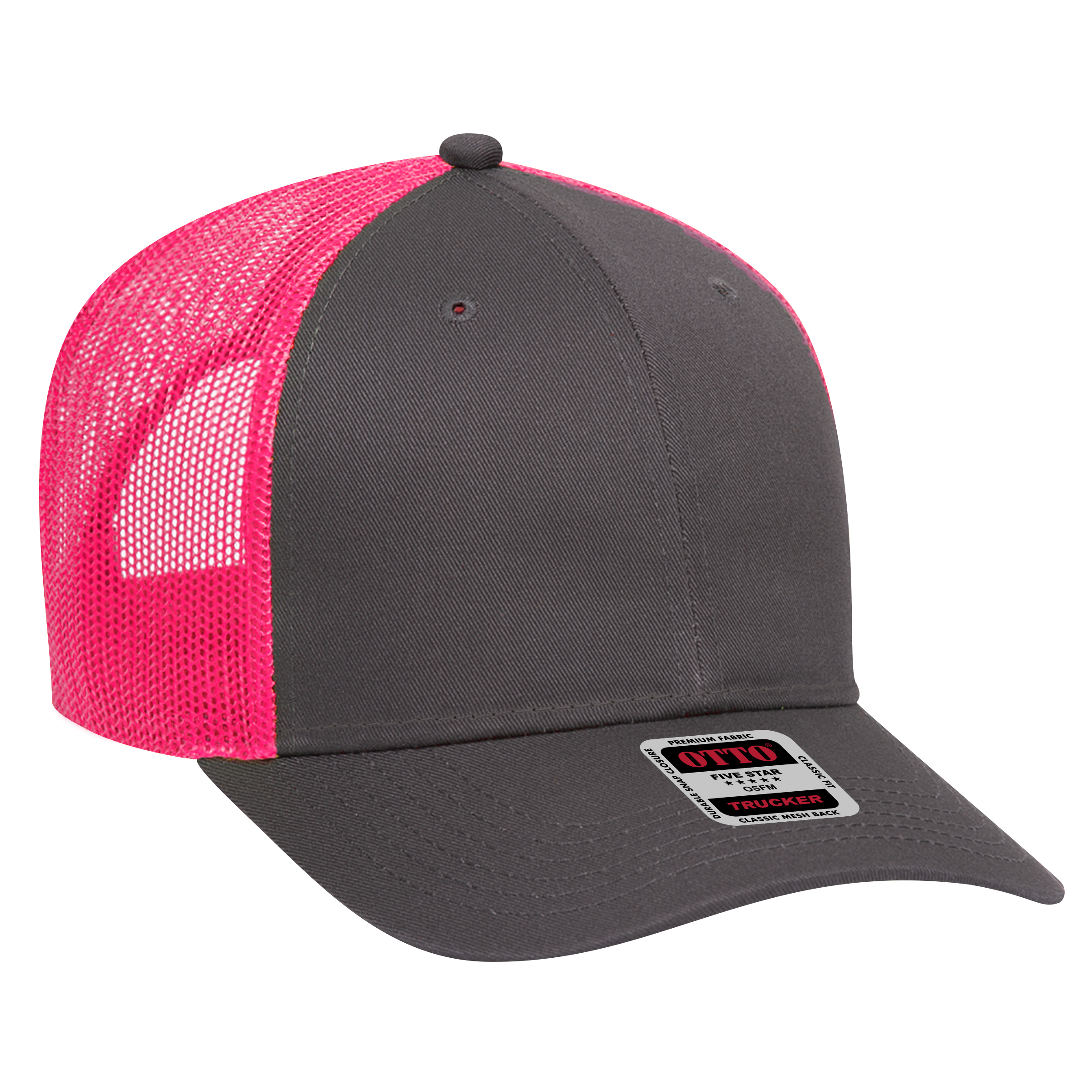 OTTO CAP® 6 Panel Low Profile Mesh Back Trucker Hat 79