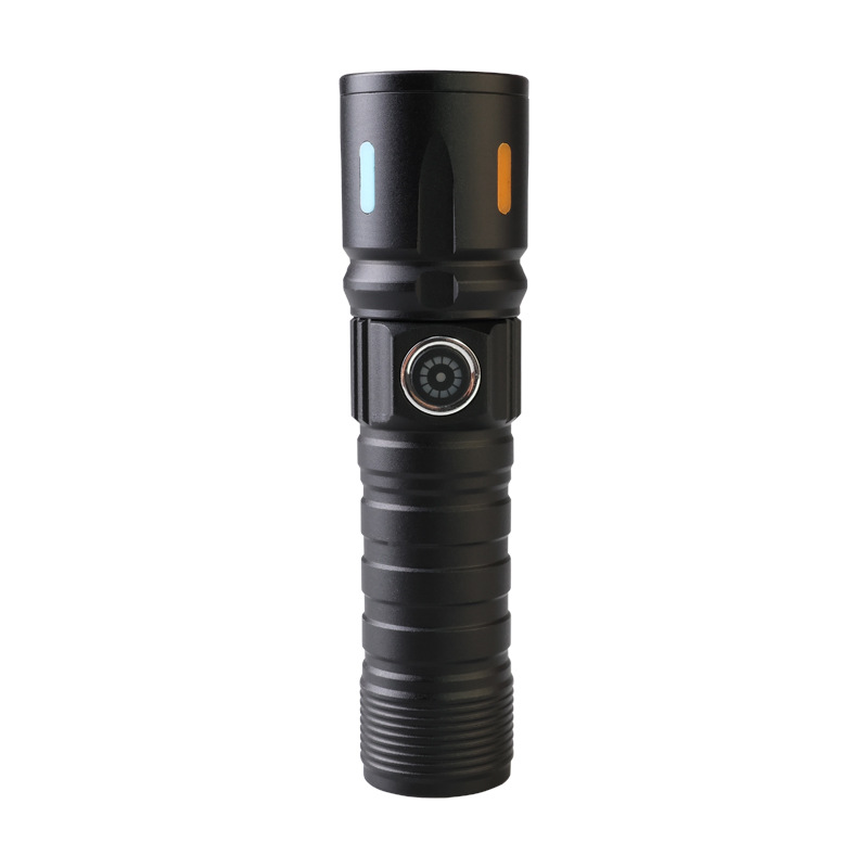 Led Handheld Waterproof Zoomable Flashlight 2