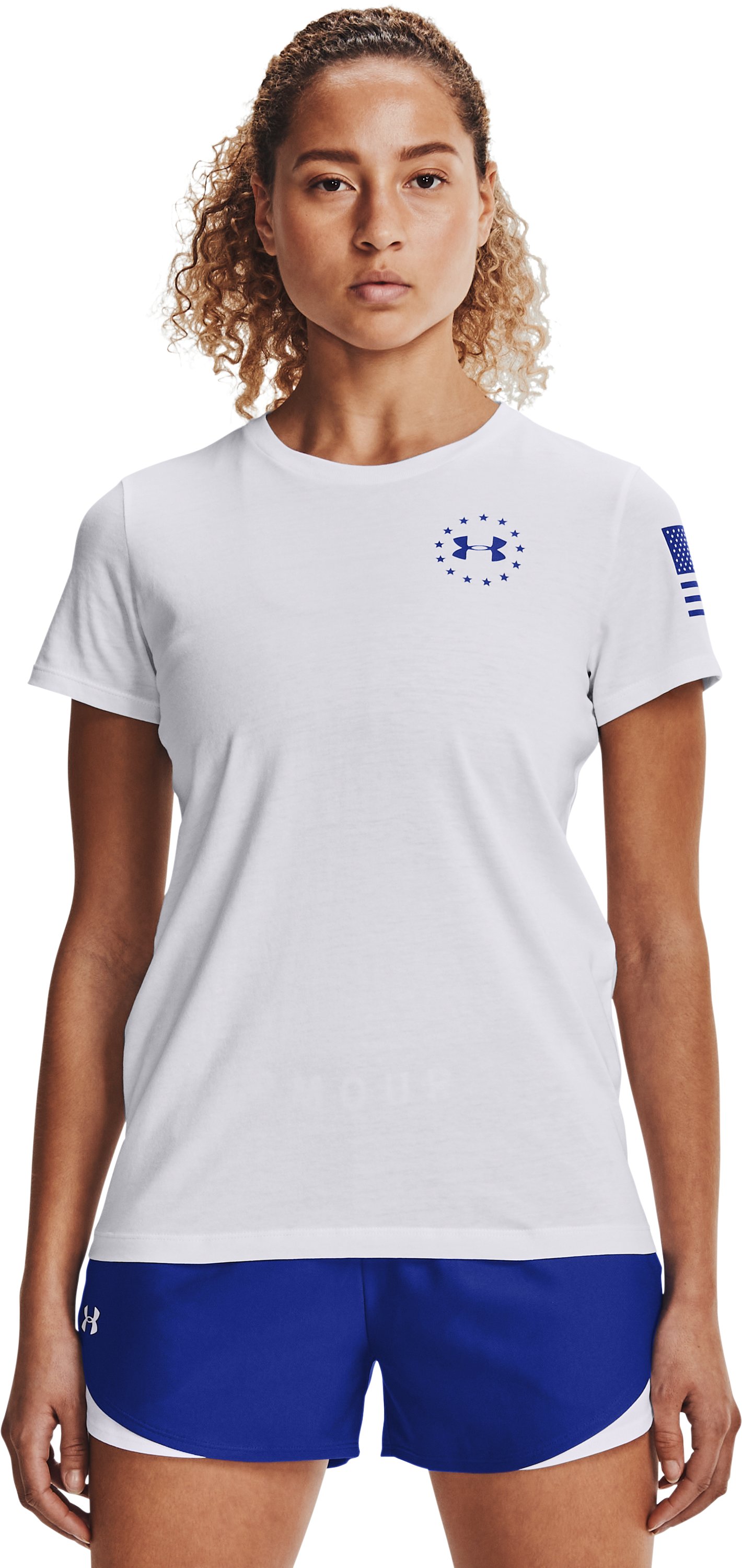 Women's UA Freedom Banner T-Shirt  2