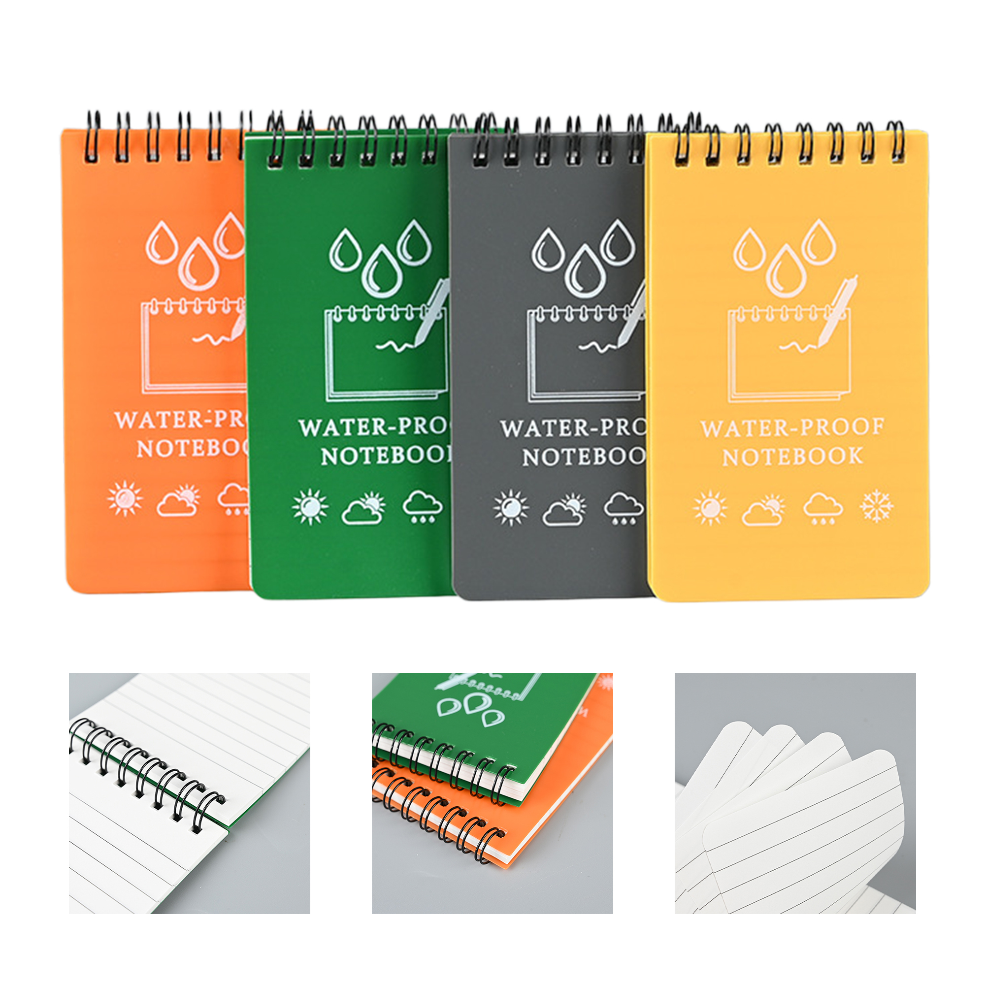 3"x5" Stone Paper Waterproof Pocket Notebook 2