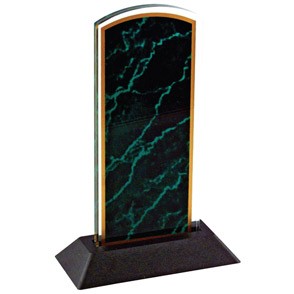 Marbleized Arch Award w/Pop-In Base 4