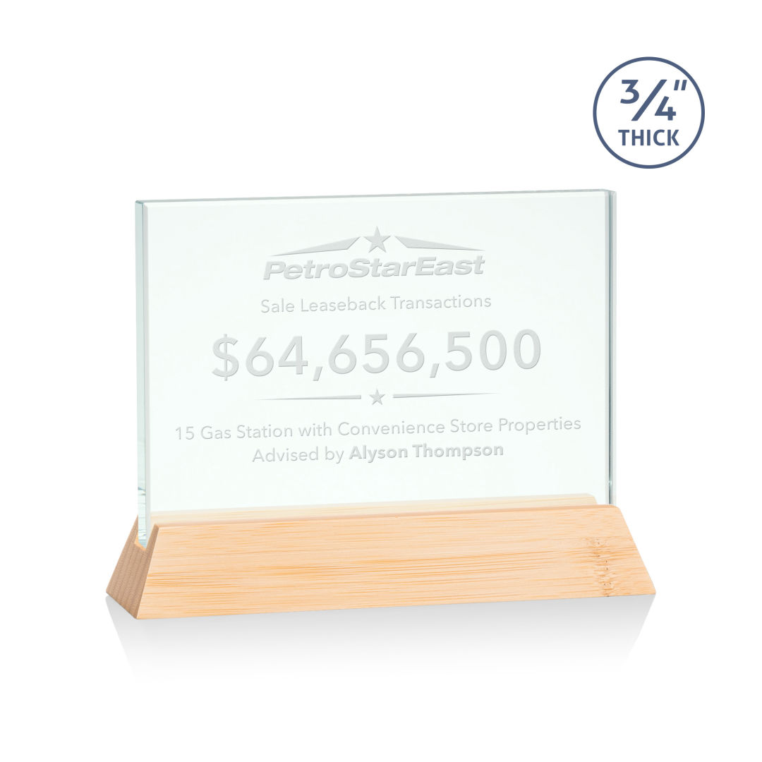 Walkerton Award - Jade/Bamboo (Horiz) 17