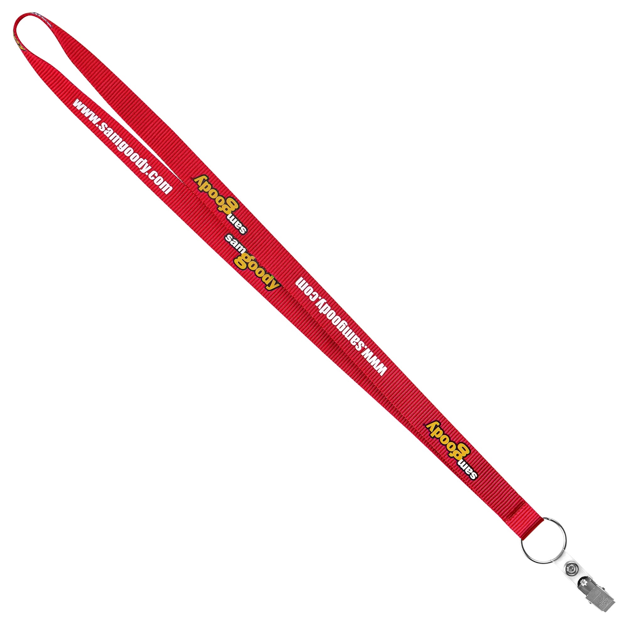 3/4" Recycled Screen Printed Lanyard 3