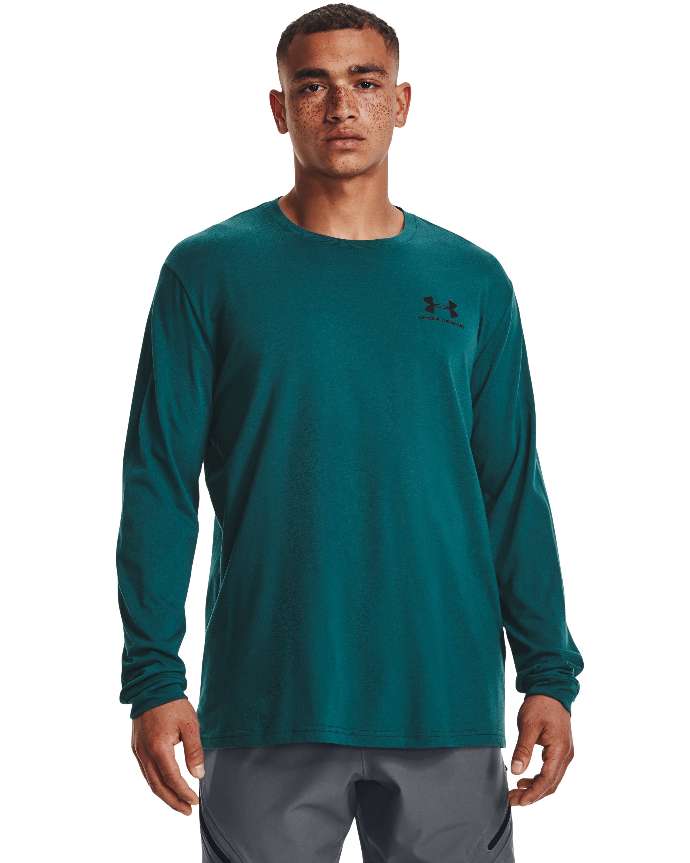 UA Left Chest Men's Long Sleeve 3