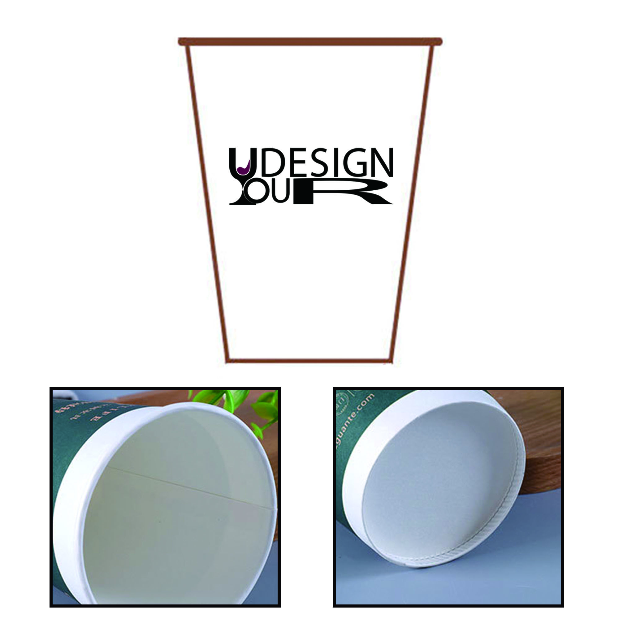 MOQ50 8 OZ Disposable Paper Cup Full Color 2