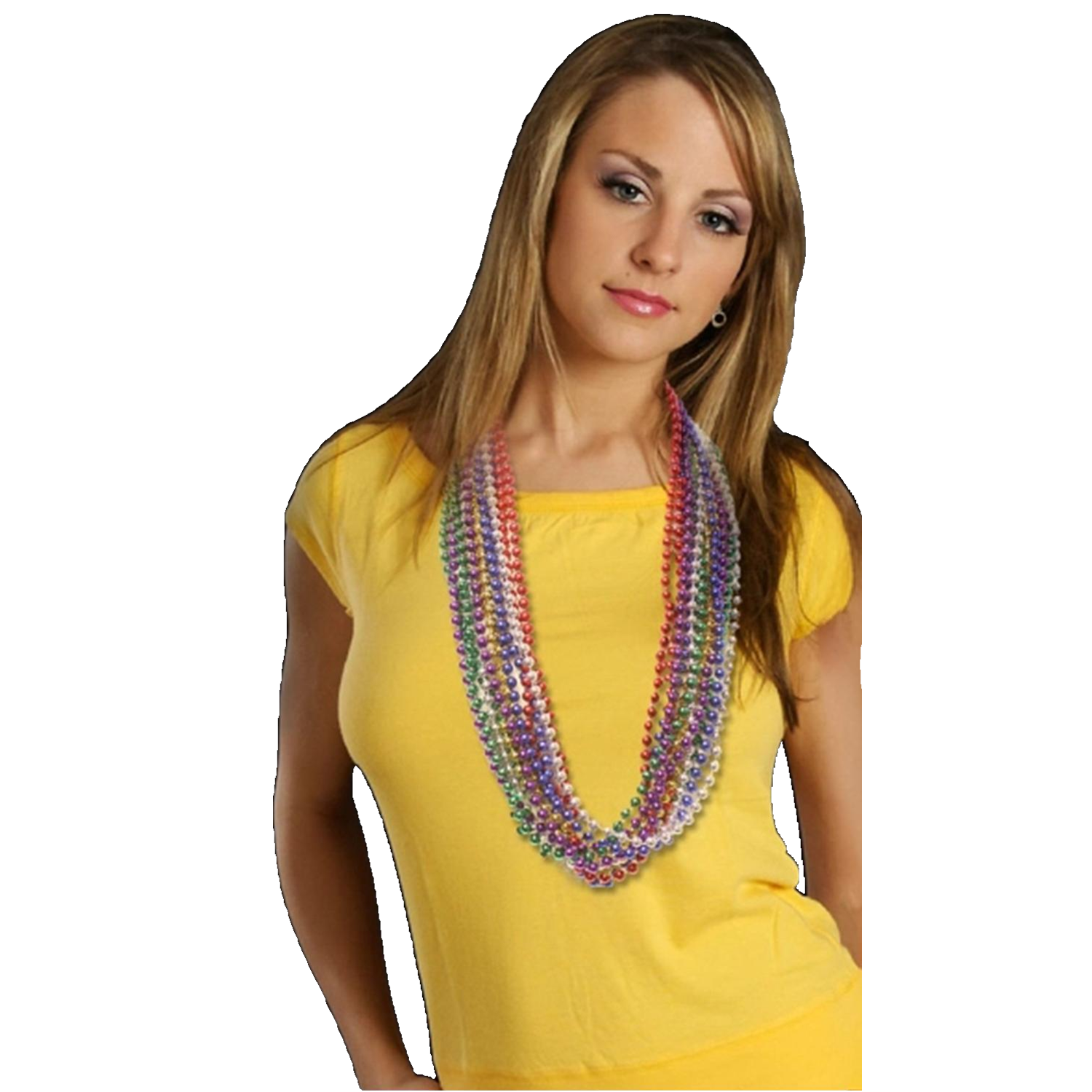 Multi Bead 2 MM 6" Necklace 6