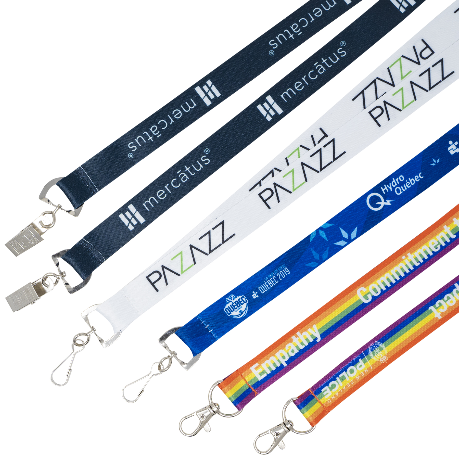 Dye Sublimated Lanyards: 3/4" W x 36" L