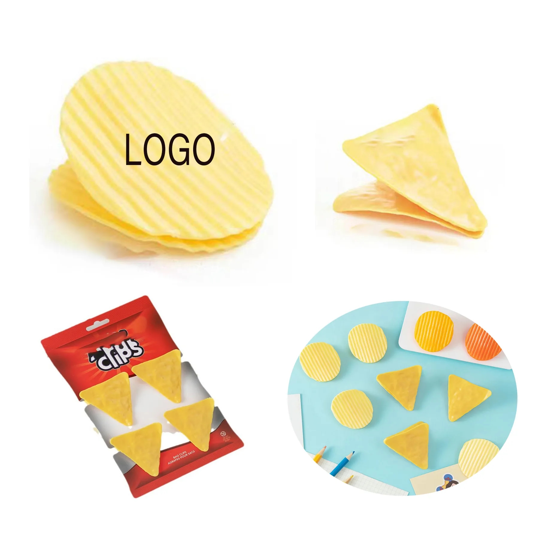 Potato Chip Shaped Clip 7