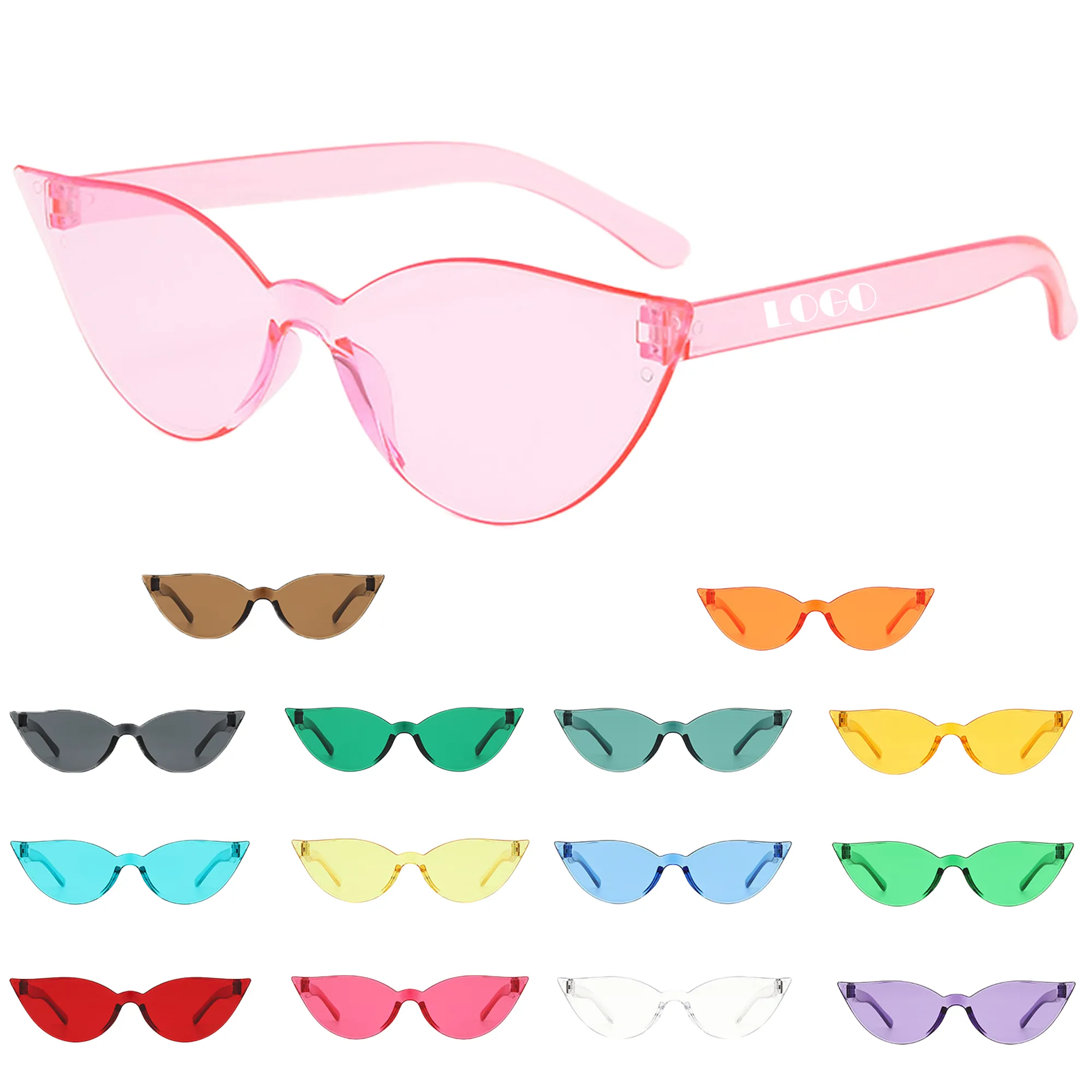 MOQ 20 Cat-Eye Candy Color Sunglasses 1
