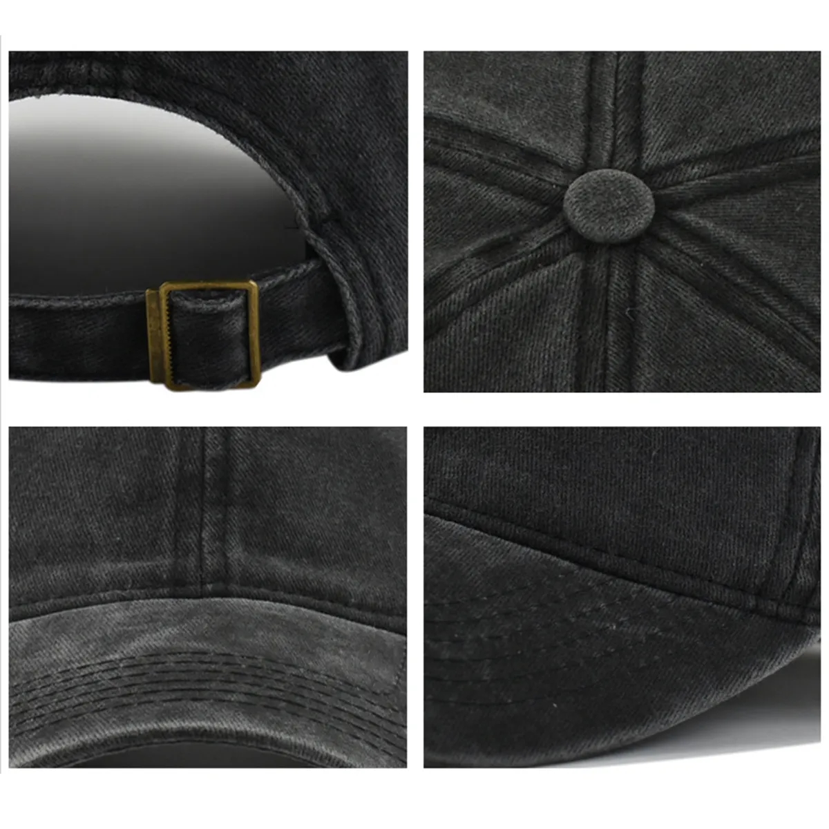 Custom Washed Vintage Baseball Cap Classic Six-Panel 2