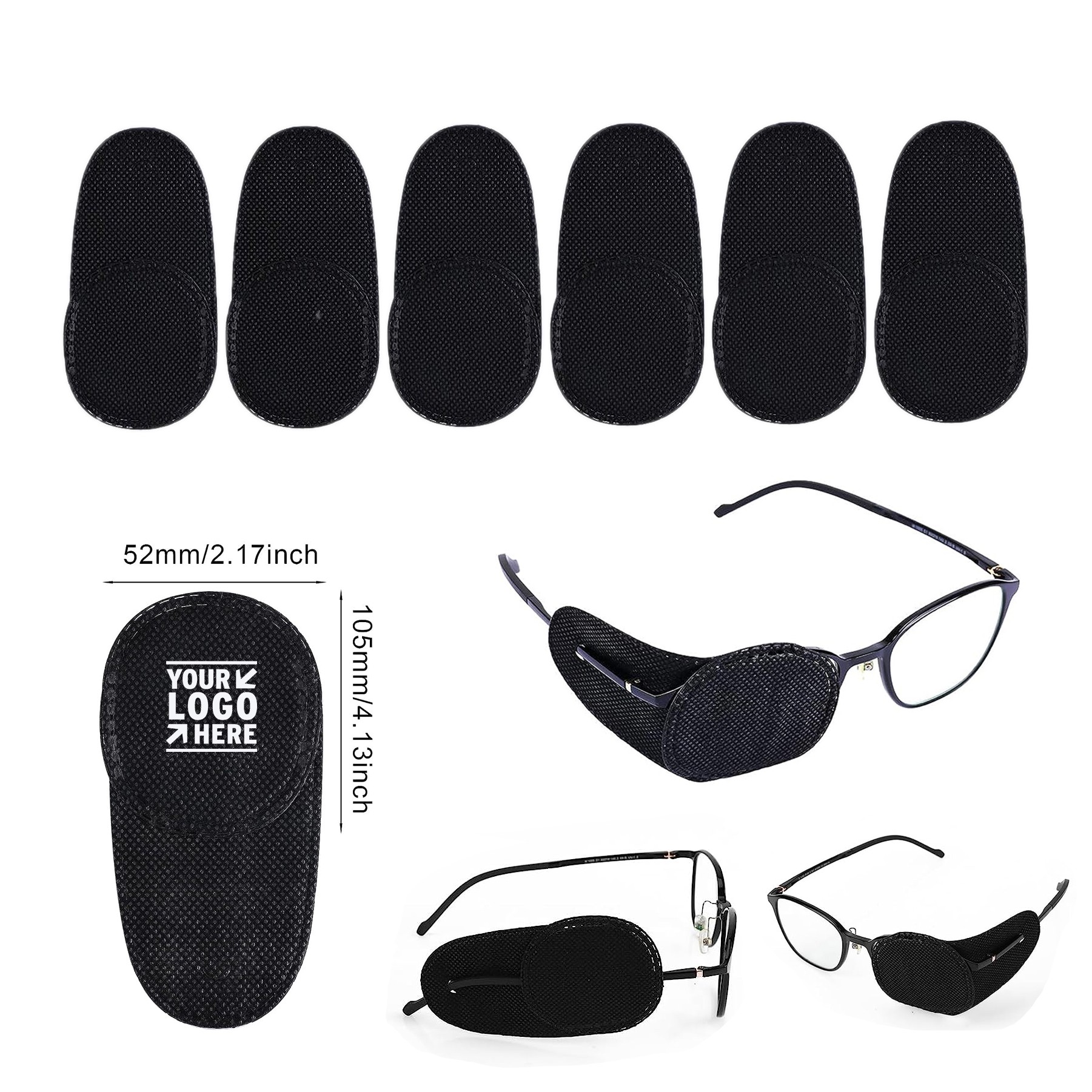 Lazy Eye Improve Amblyopia Strabismus Medium Glass Kids Adults Reusable Eye Patch 1