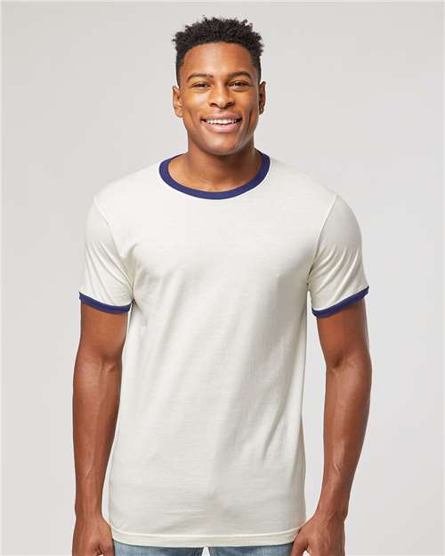 Unisex Fine Jersey Ringer T-Shirt - 246 111