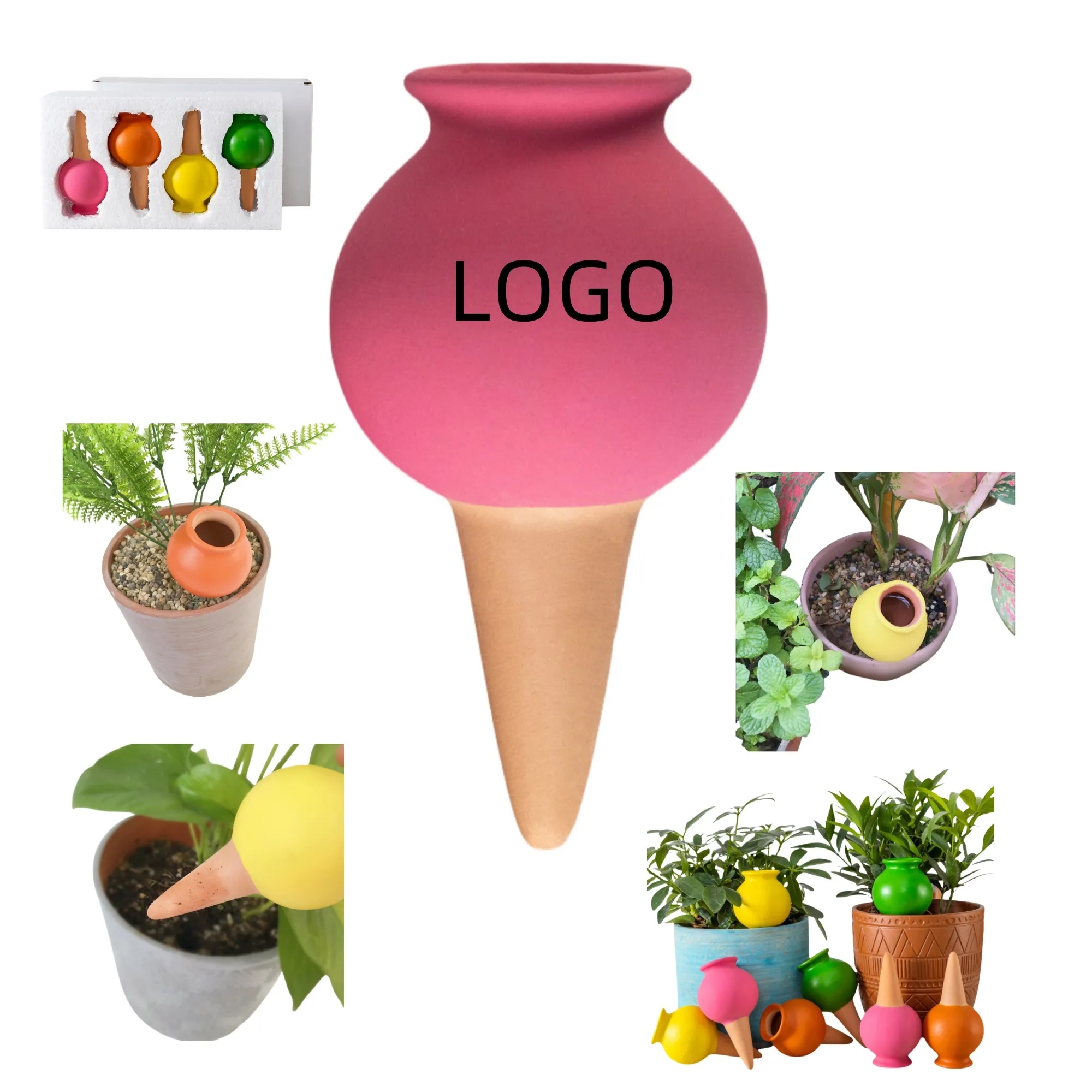 Premium Terracotta Plant Watering Globes 13