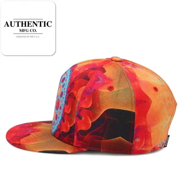 Custom Trippy All Over Print Snapback Cap 2