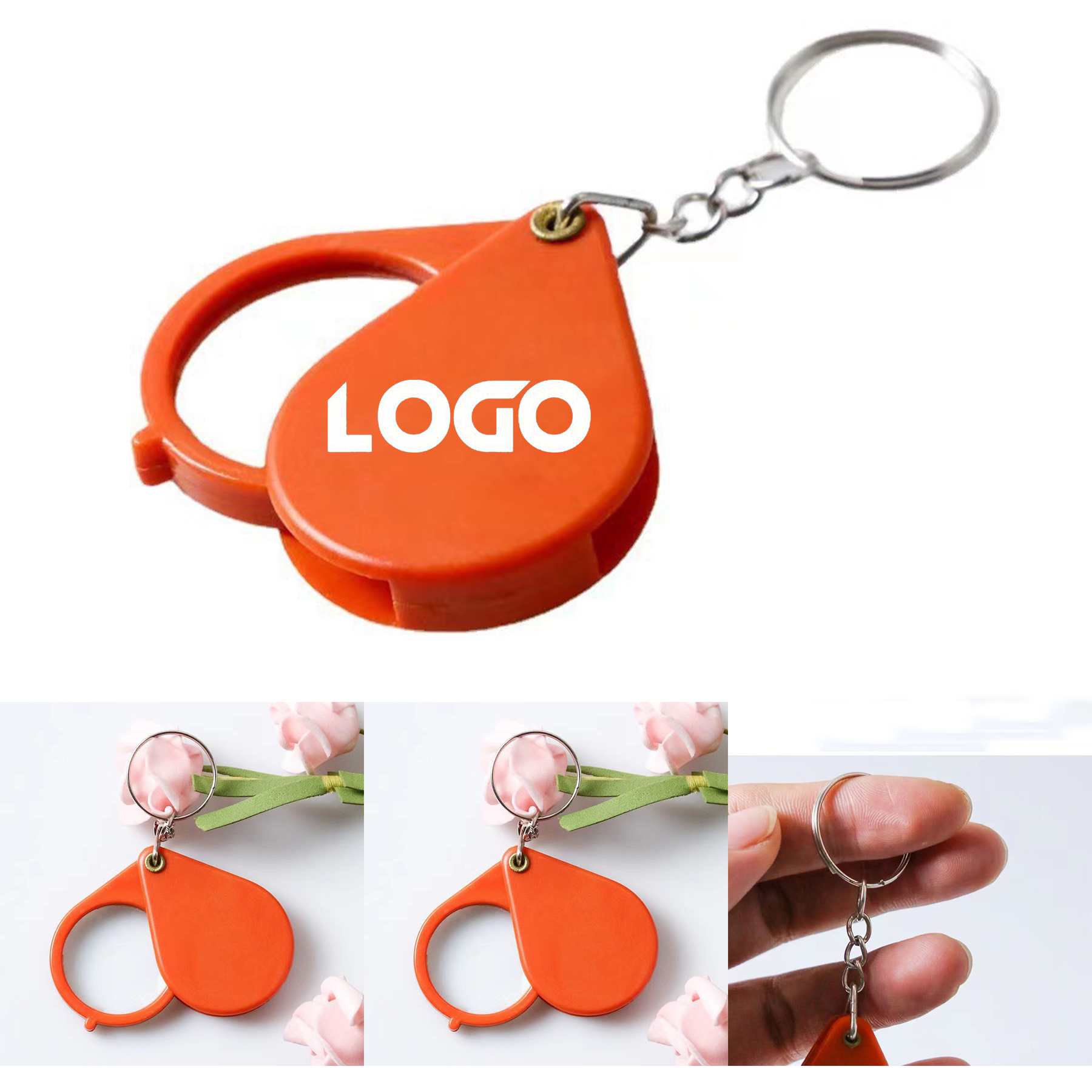 Convenient Magnifier Keychain 2