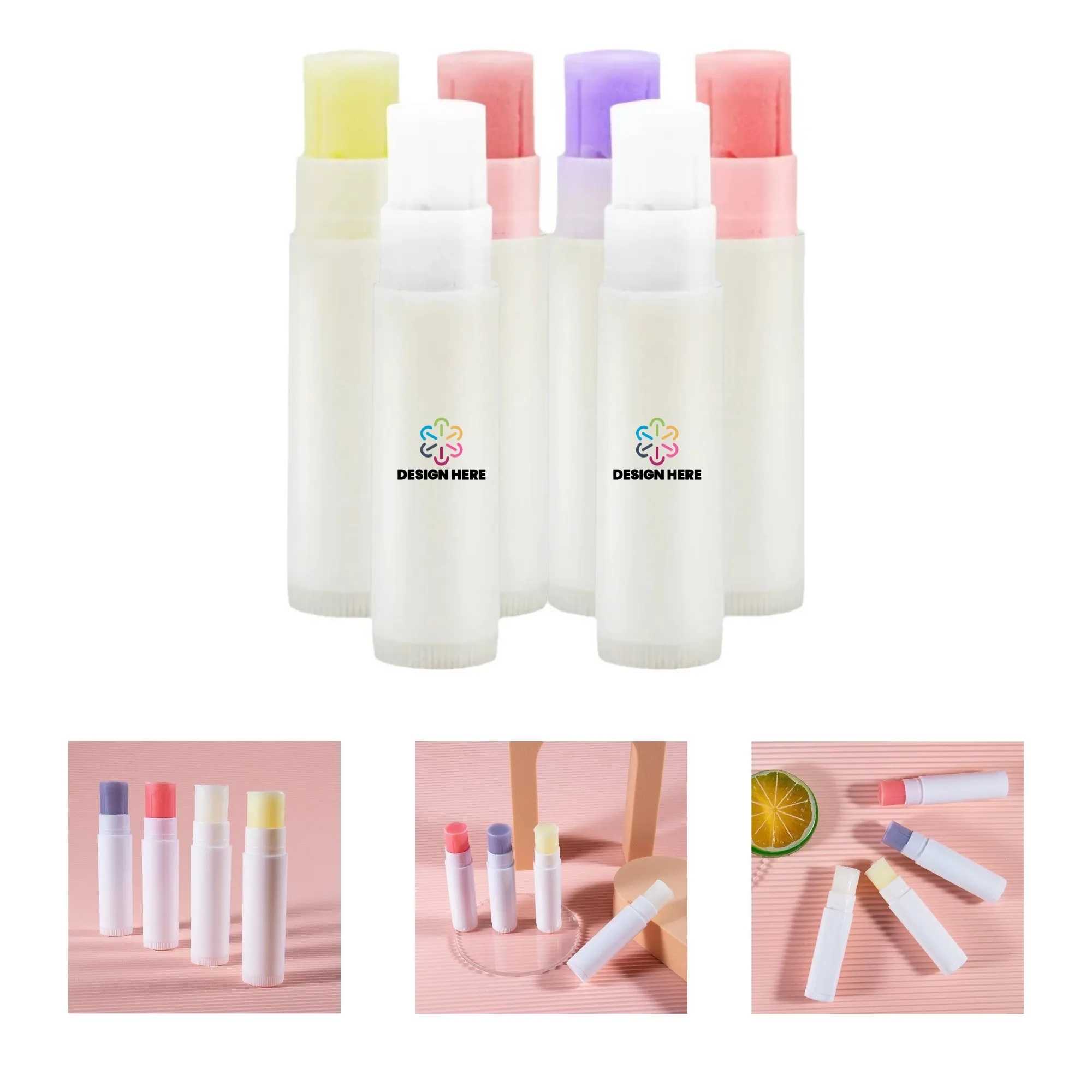 Full Color Lip Balm Multiple Scent