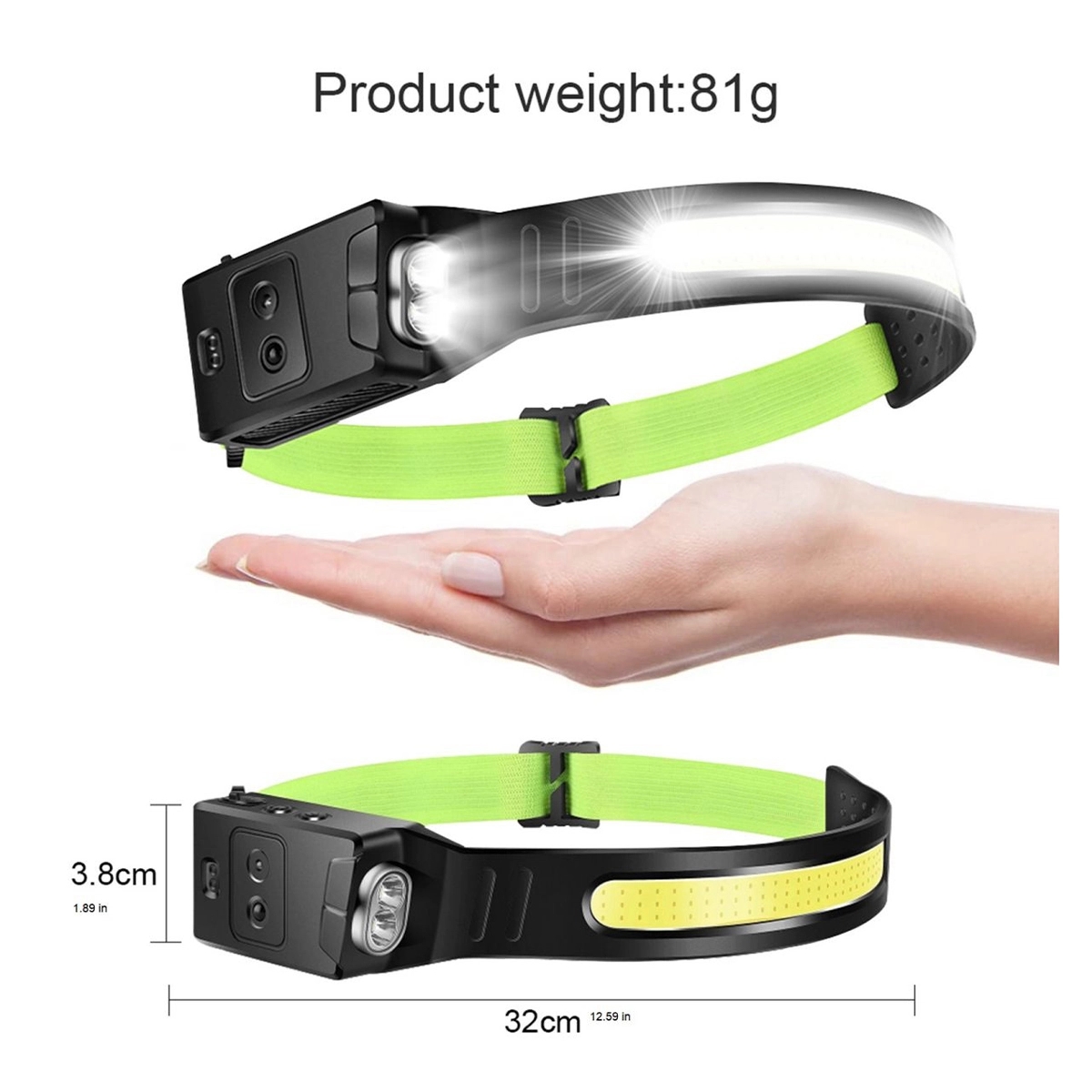 Lightweight Waterproof Headlamp For Outdoor 2