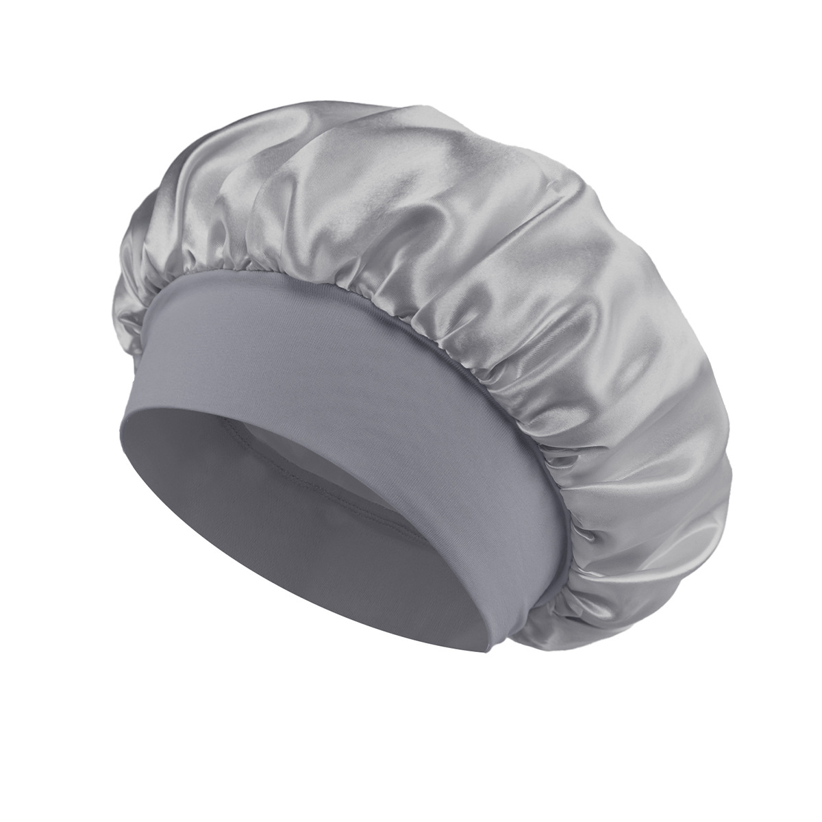Silk Satin Sleep Hair Bonnet w/ Wide Edge for Women 11