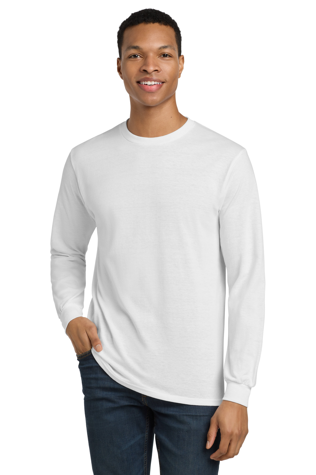 Gildan - DryBlend 50 Cotton/50 Poly Long Sleeve T-Shirt. 8400 93
