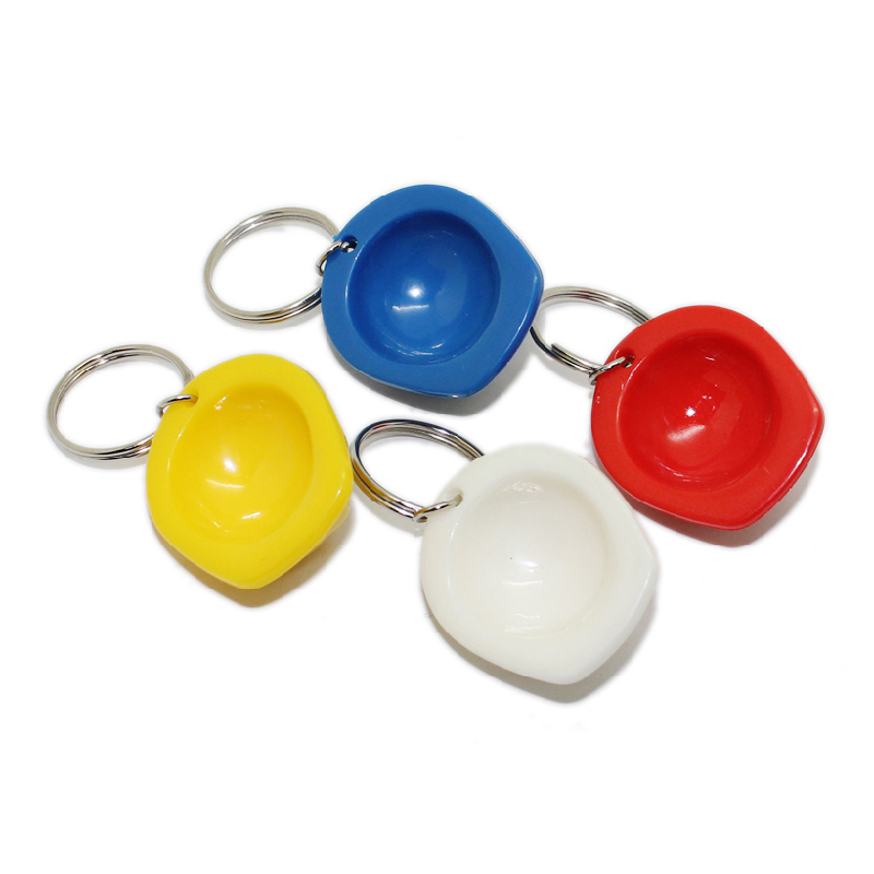 Plastic Safety Helmet Key Chain 4