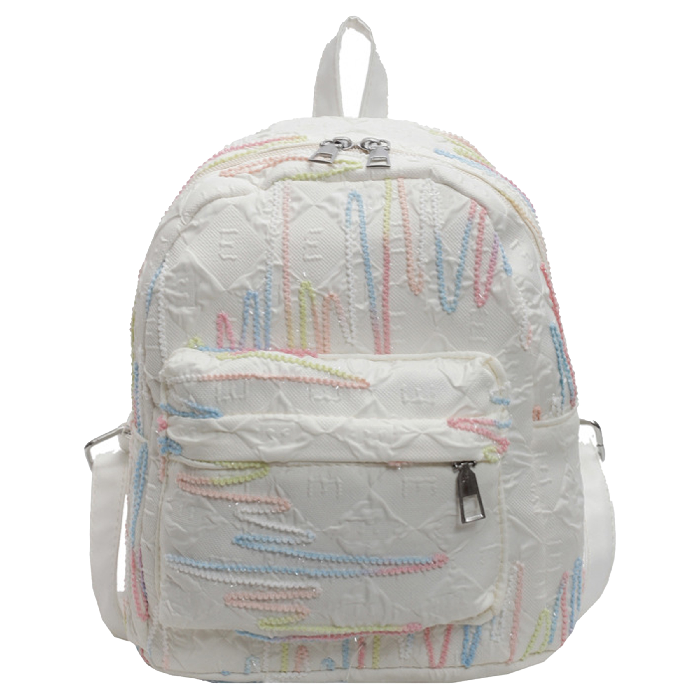 Polyester Simple And Stylish Backpack 5