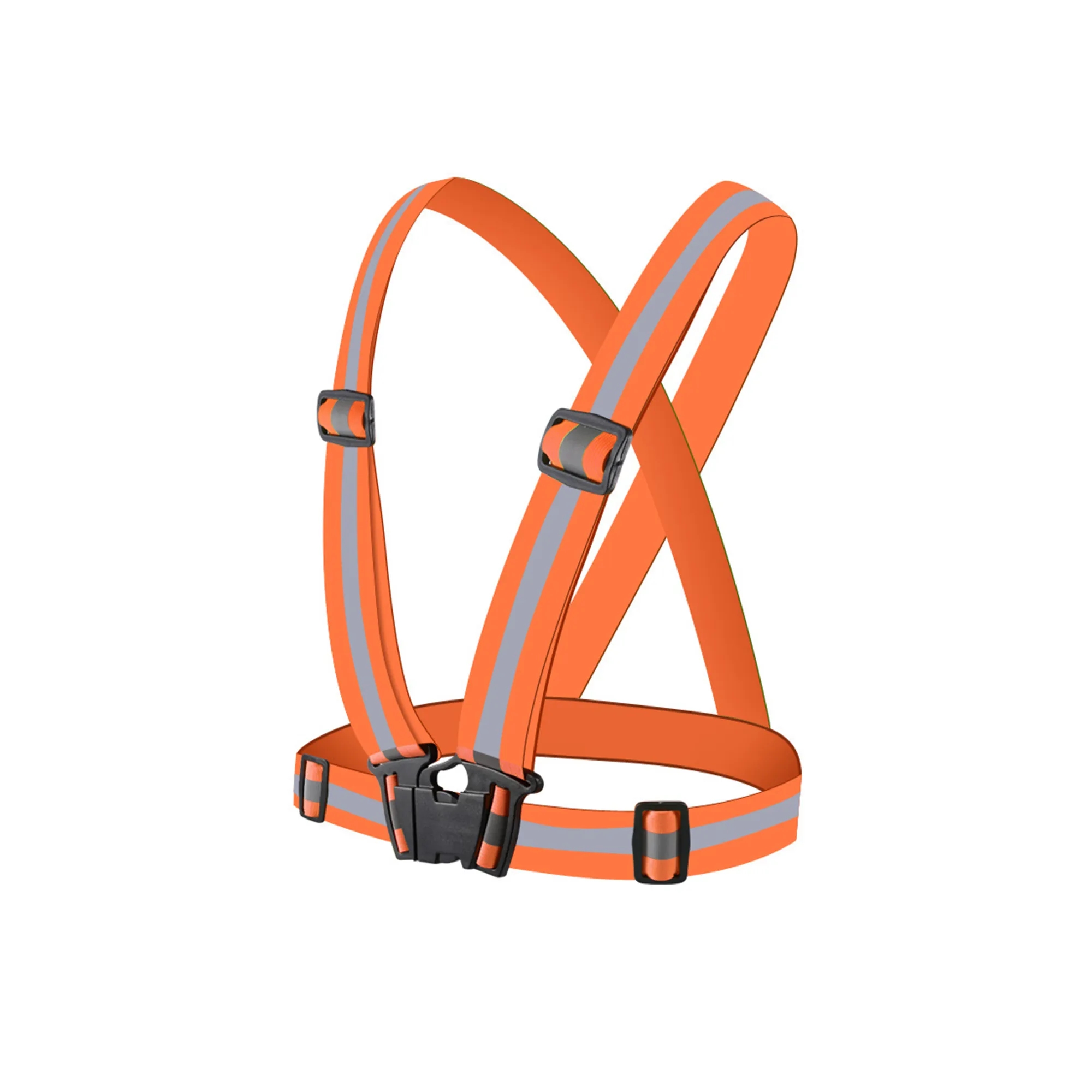 Simple Reflective Strap Traffic Safety Vest 3