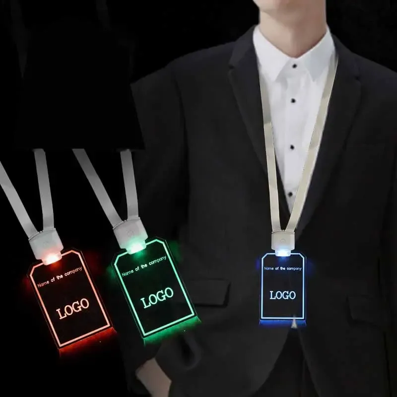 Lanyard ID Card with LED Light 6