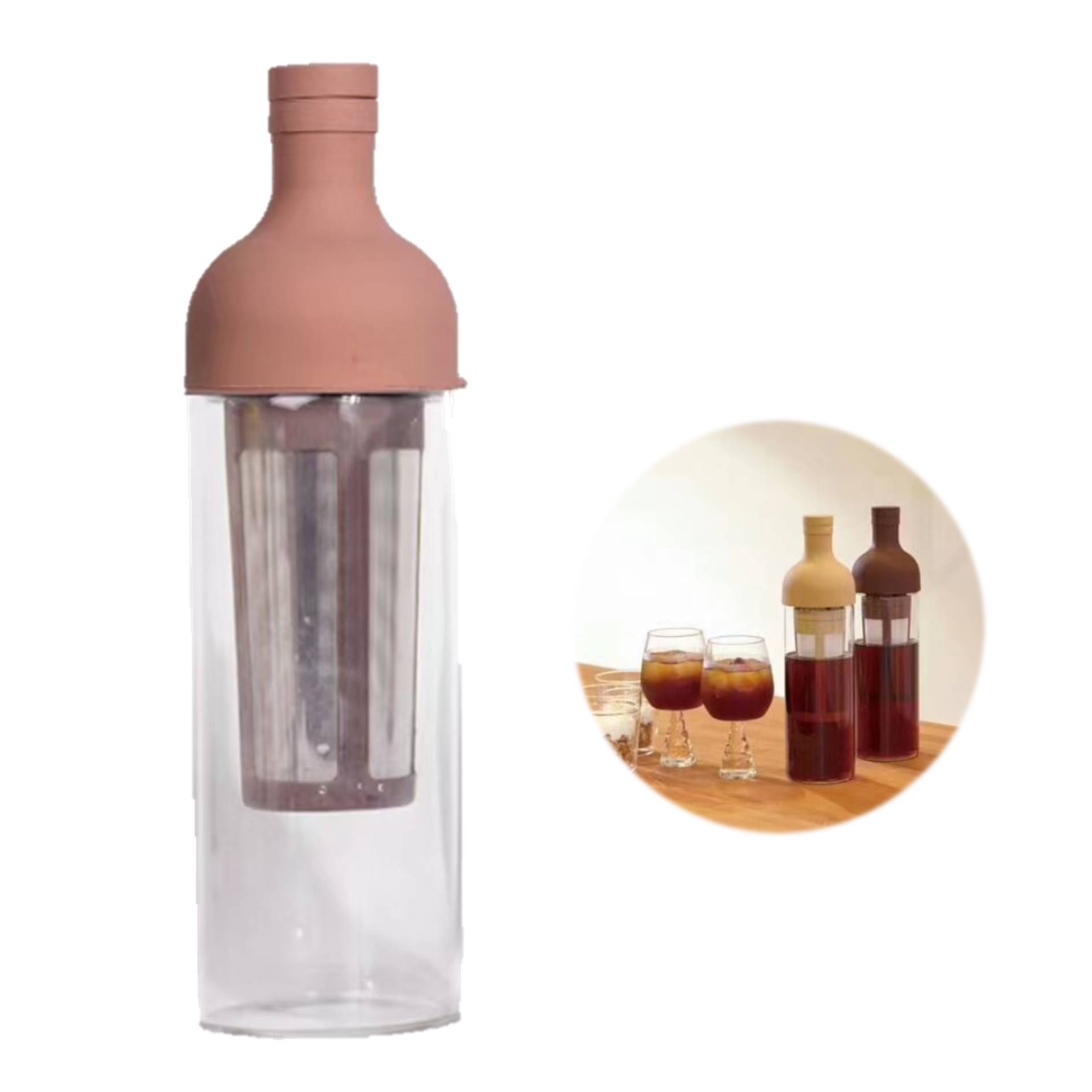 18 Oz. Cold Brew/Coffee/Tea Maker (Glass Bottle) 3