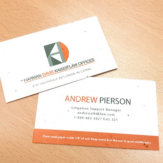 Classic Seed Paper Business Cards 7