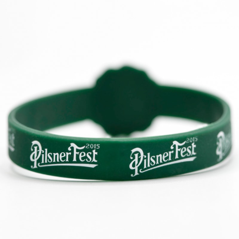 1/2 Inch Ink Injected Figured Wristbands 200