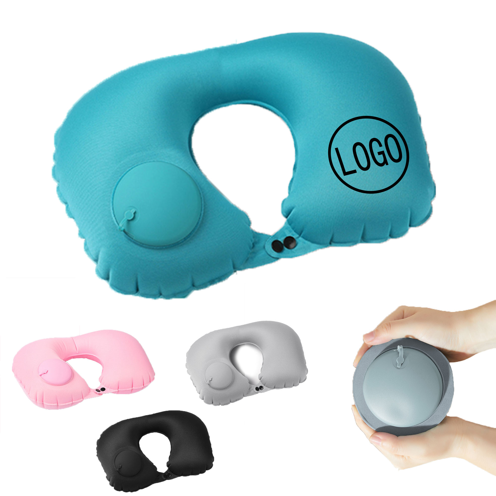 Portable Travel Inflatable Neck Pillow 3
