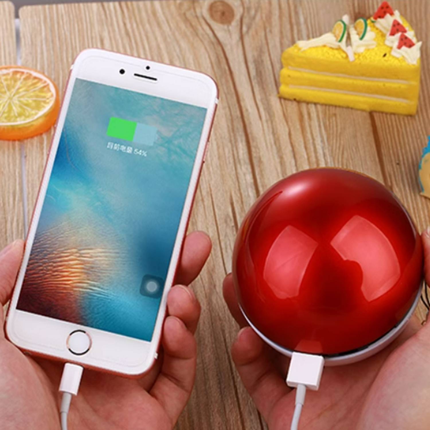 12000MHA Magic Ball LED Power Bank 4