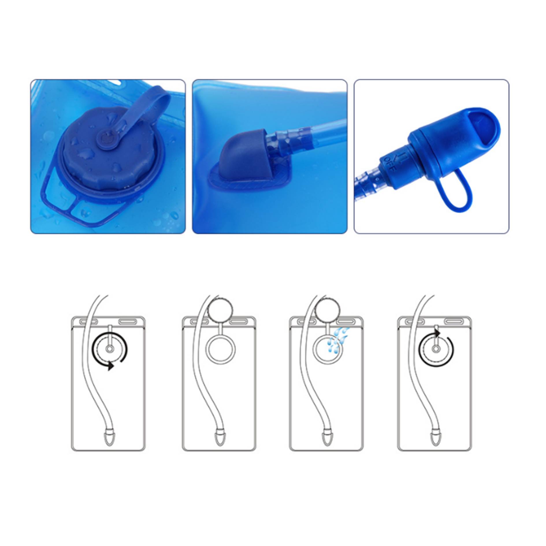 Hiking Sports Running Hydration Water Bag 4