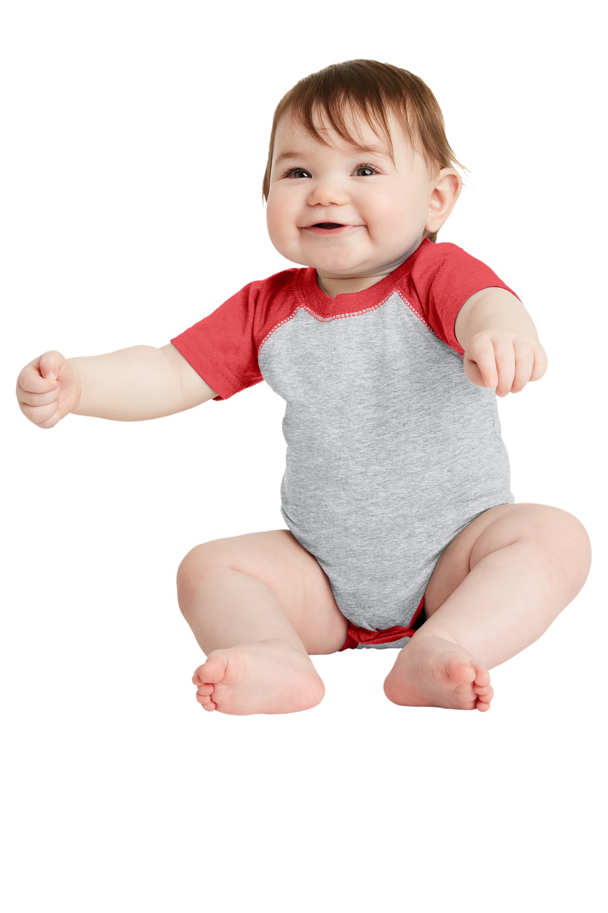 Rabbit Skins Infant Baseball Fine Jersey Bodysuit. RS4430 3