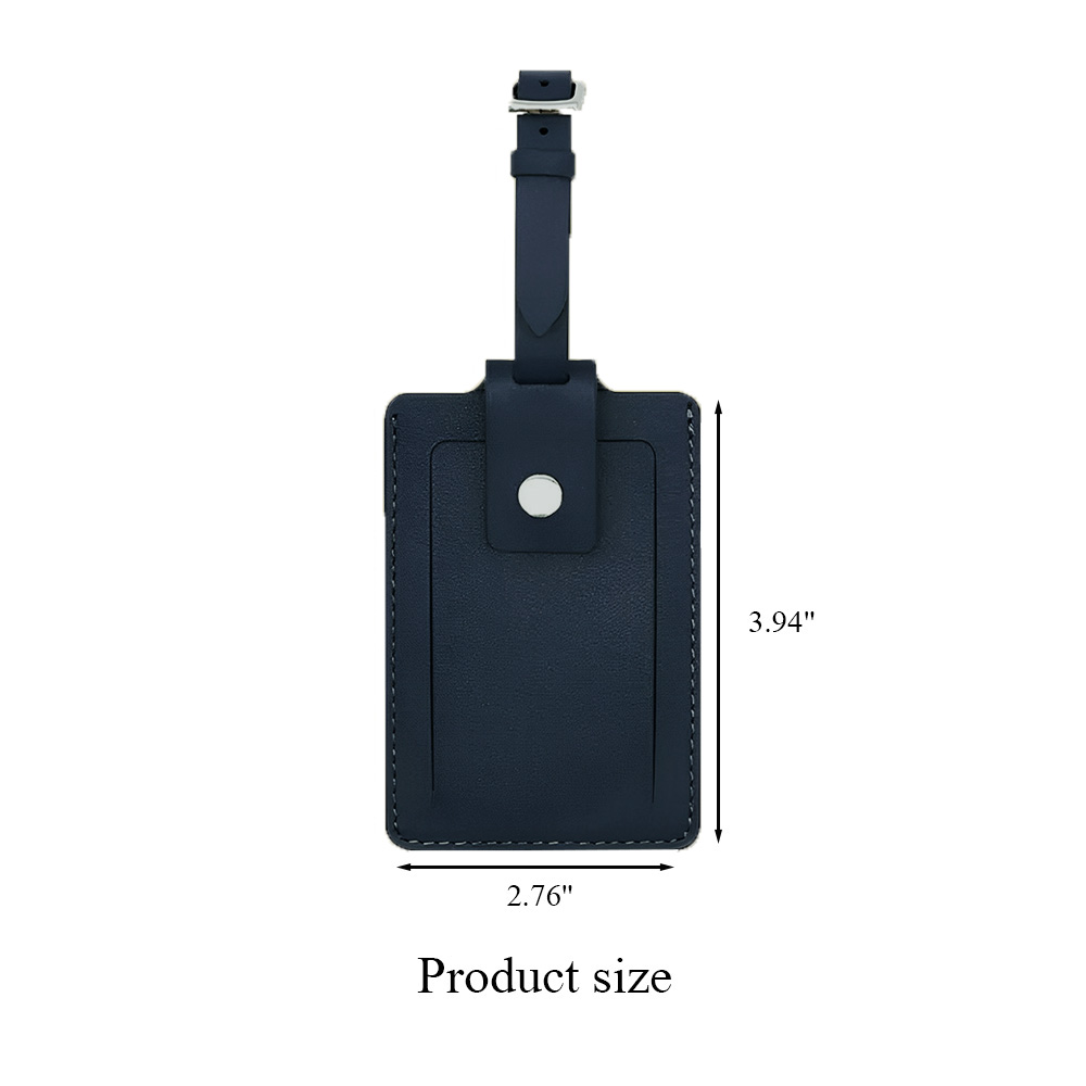 Premium Genuine Leather Luggage Tag 2