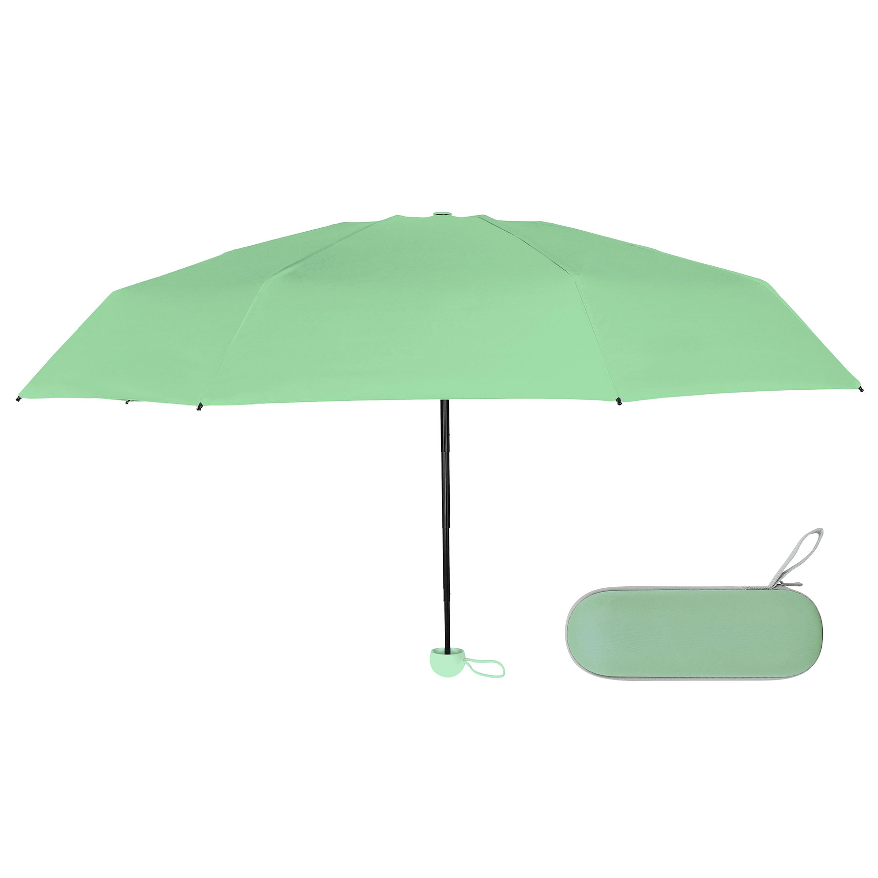 Sun & Rain Travel Umbrella with Portable Case (Full Color) 5